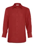 ERES Mignonette long-sleeve button-down shirt - Red