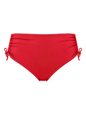 Miu Miu logo-print Bikini Bottoms | Red | FARFETCH