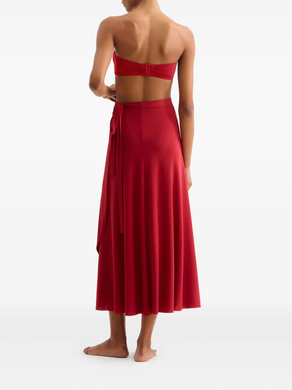 ERES Julieta rok met gewikkeld effect Rood
