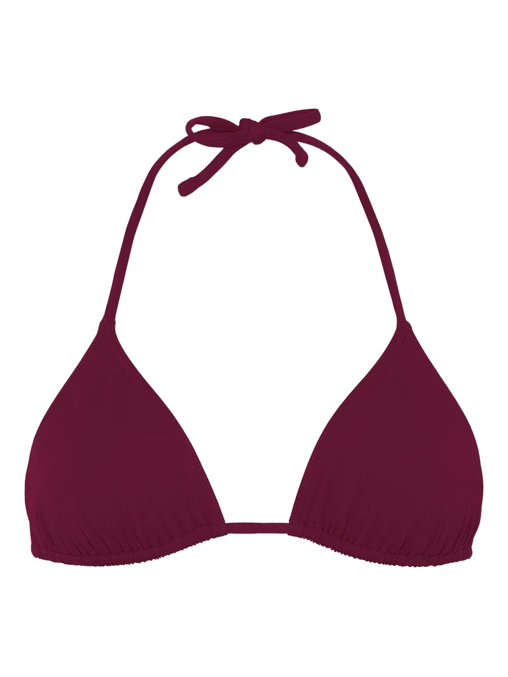 Eres Mouna Triangle Bikini Top In Red