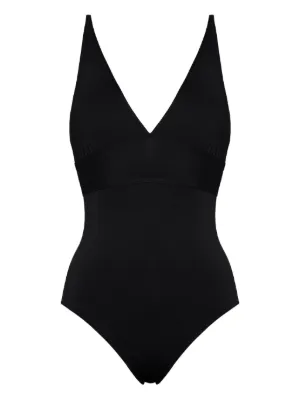 ERES Vネック ワンピース水着 | ブラック | FARFETCH JP