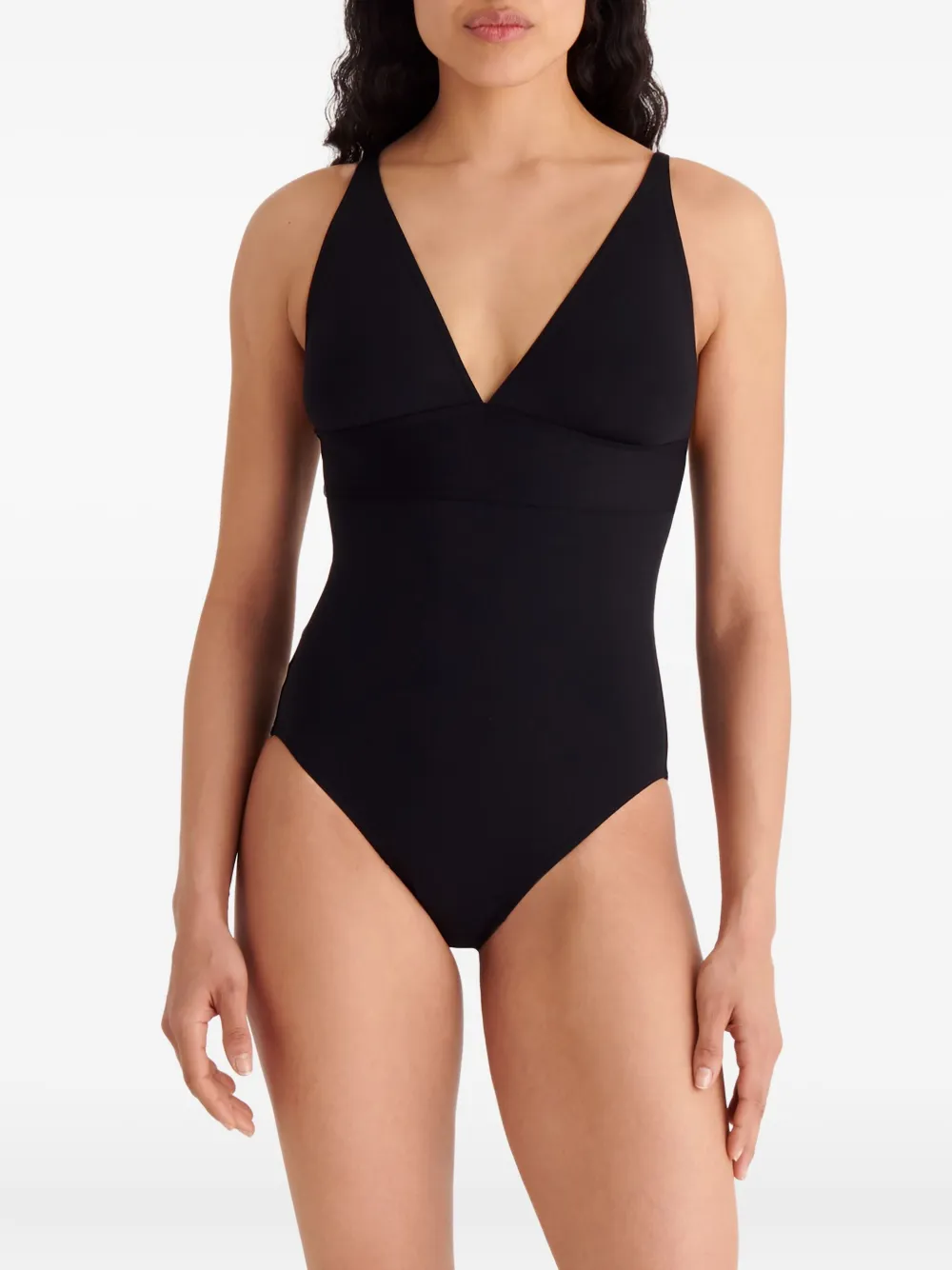 ERES Larcin badpak met V-hals Zwart