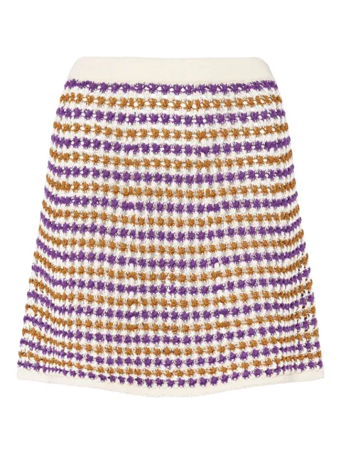 ERES Design knitted A-line mini skirt