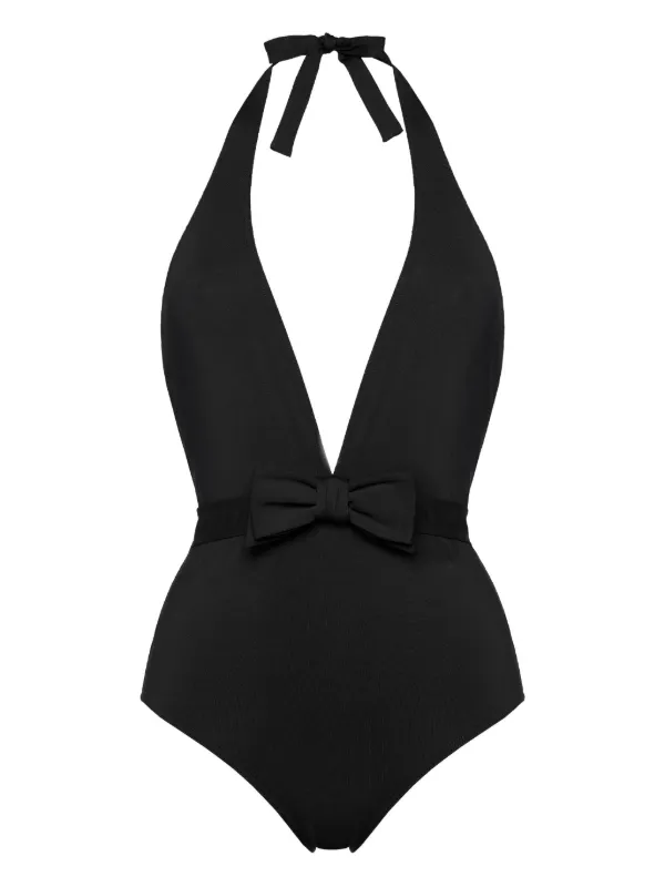 ERES Couture ホルターネック ワンピース水着 | ブラック | FARFETCH JP