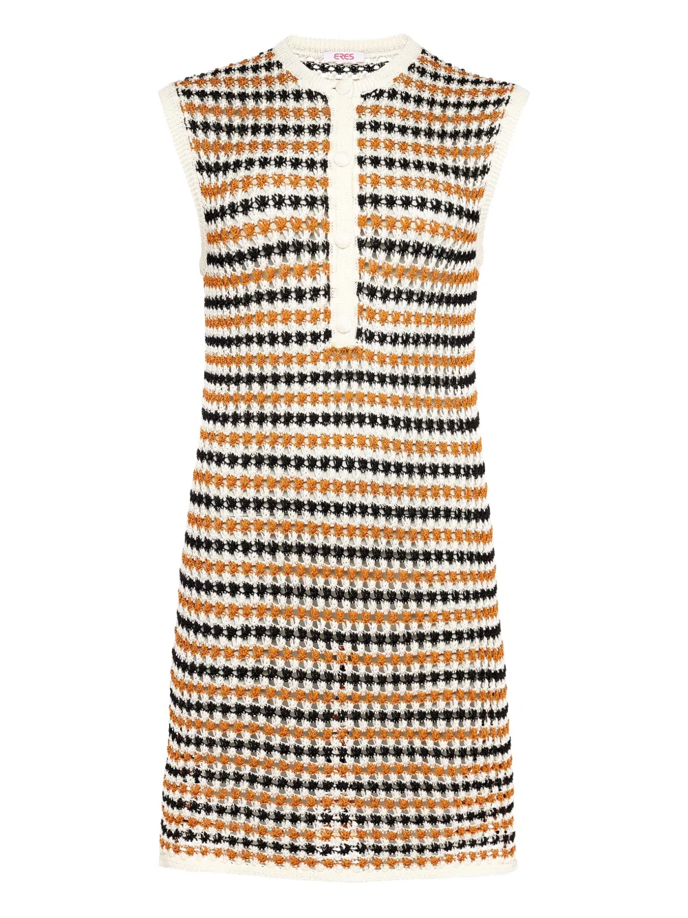 Inedite striped knitted dress