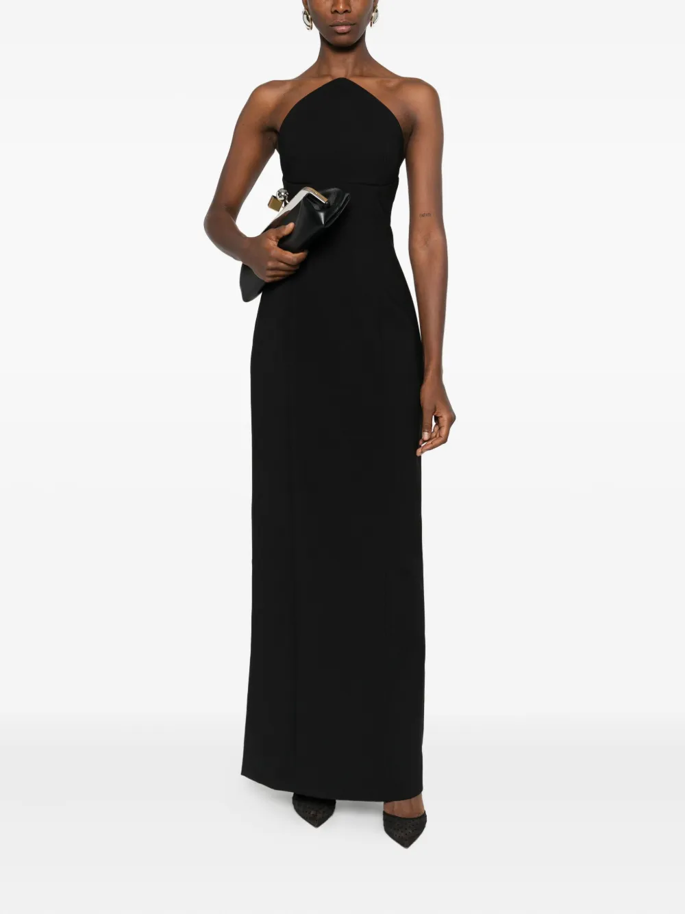 Solace London Senna maxi dress - Zwart