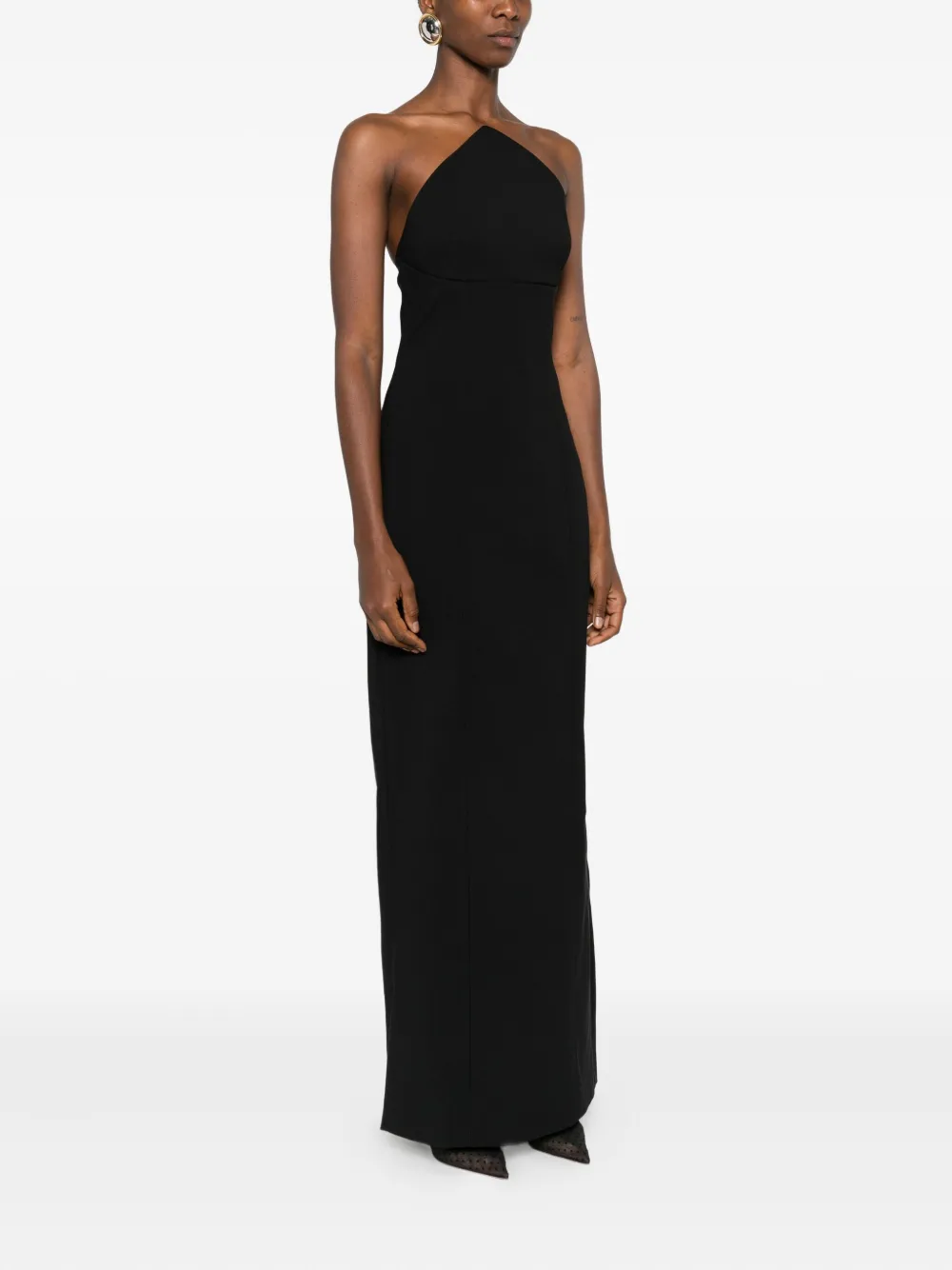 Solace London Senna Maxi Dress In Black