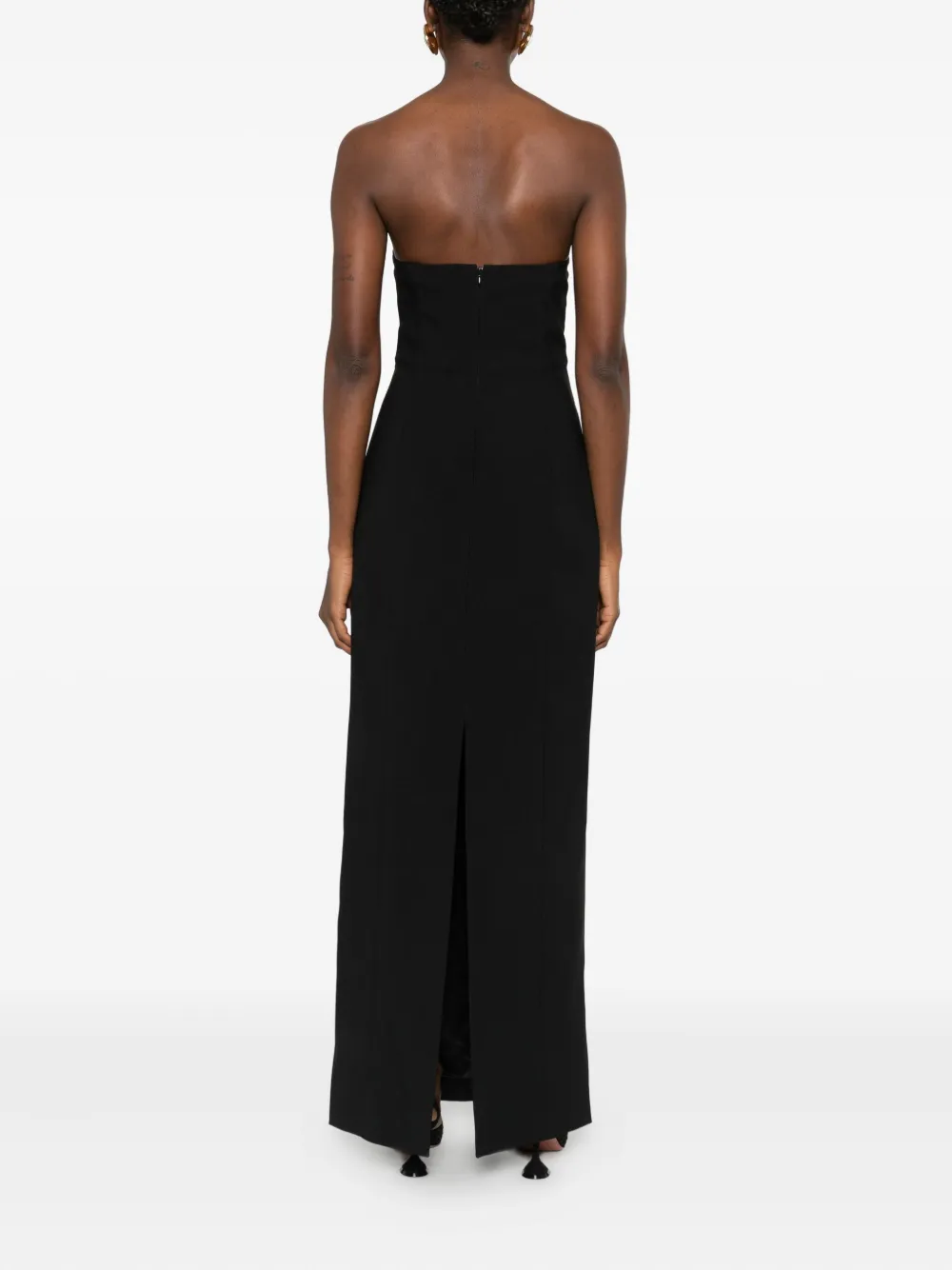 Solace London Senna Maxi Dress In Black