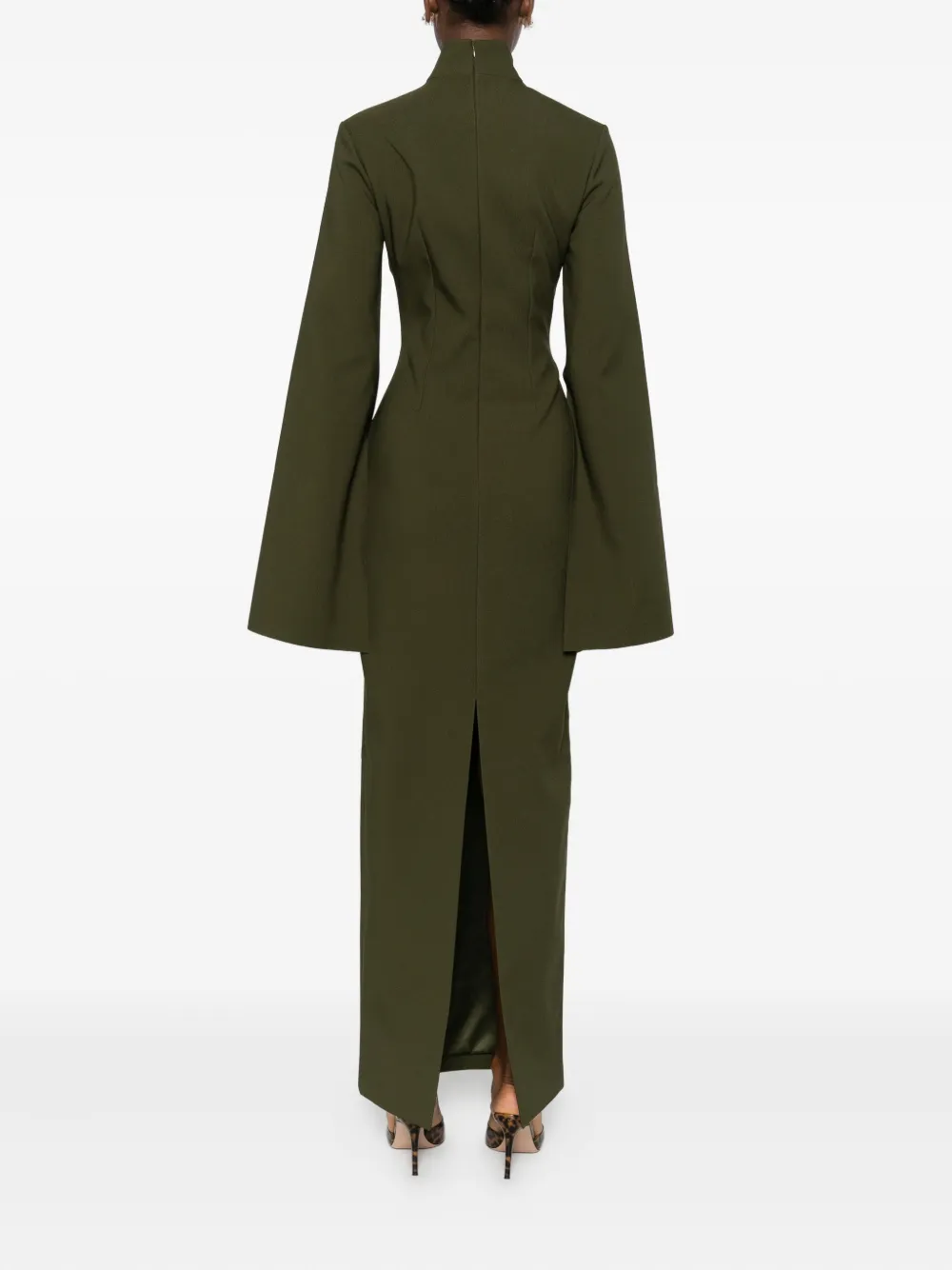 Solace London Josefine maxi-jurk Groen