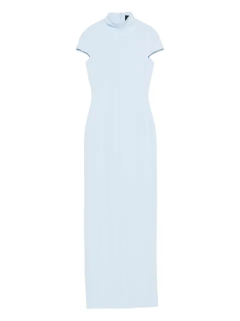 Solace London Lang mock-neck maxi dress