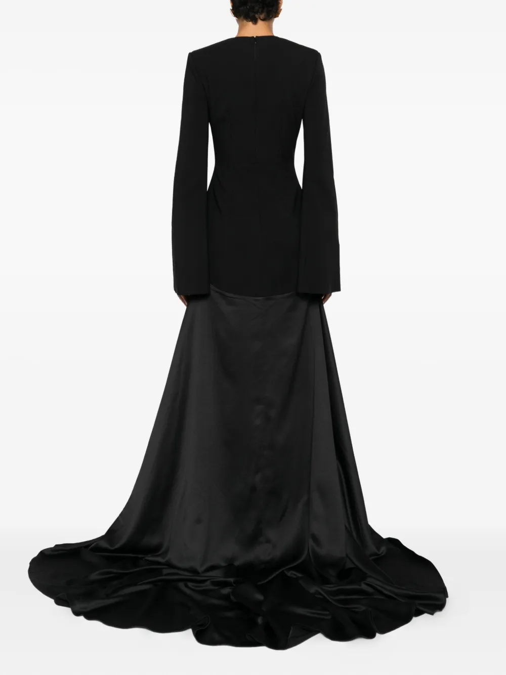 Solace London Claudine Maxi Dress In Black