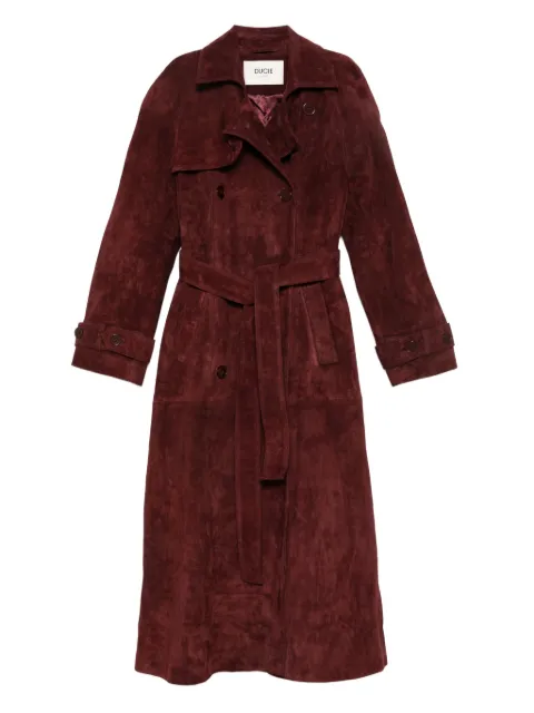 ducie Corrin suede trench coat
