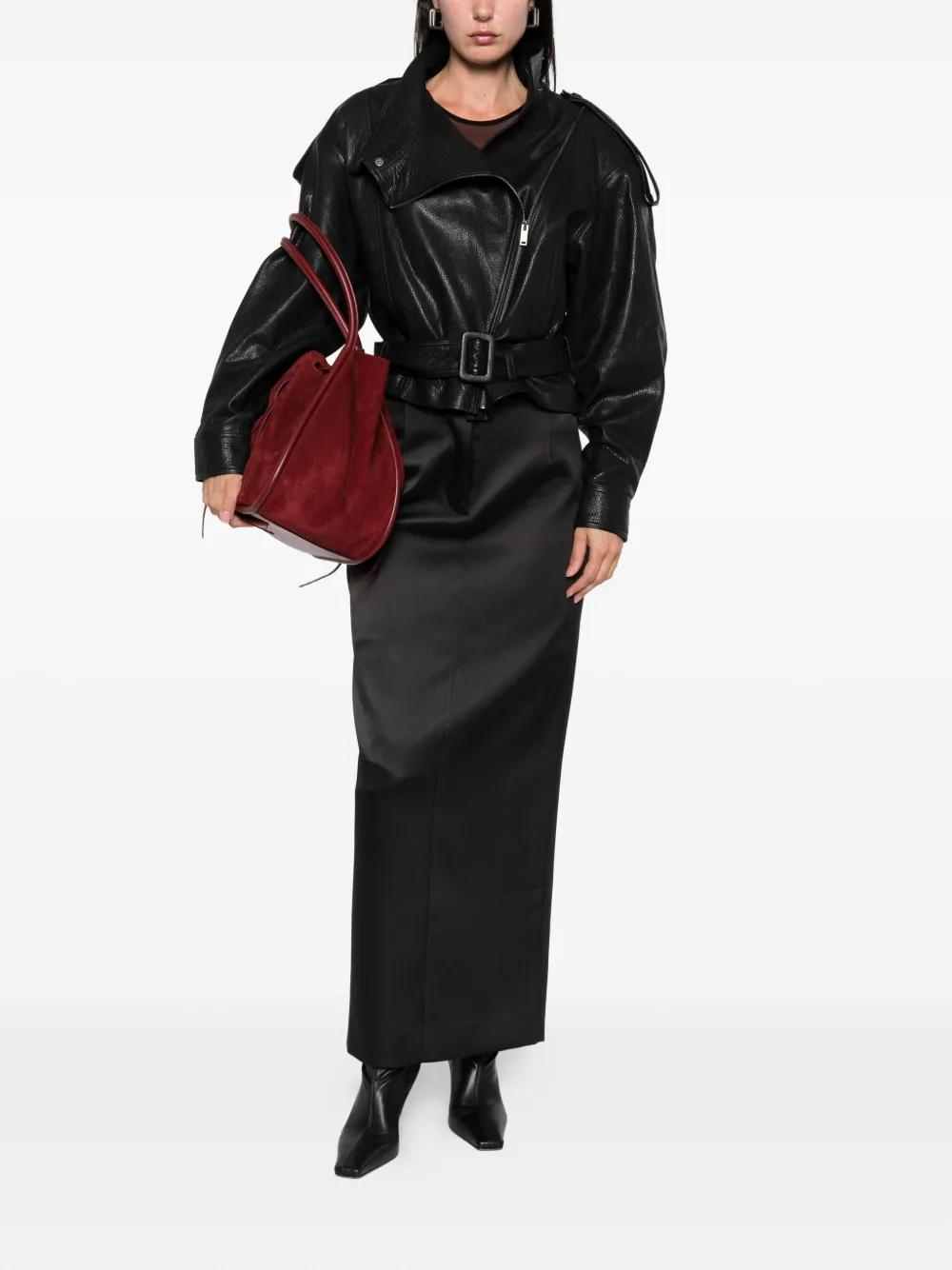 ducie grained leather jacket | Leather Jackets | Image 2