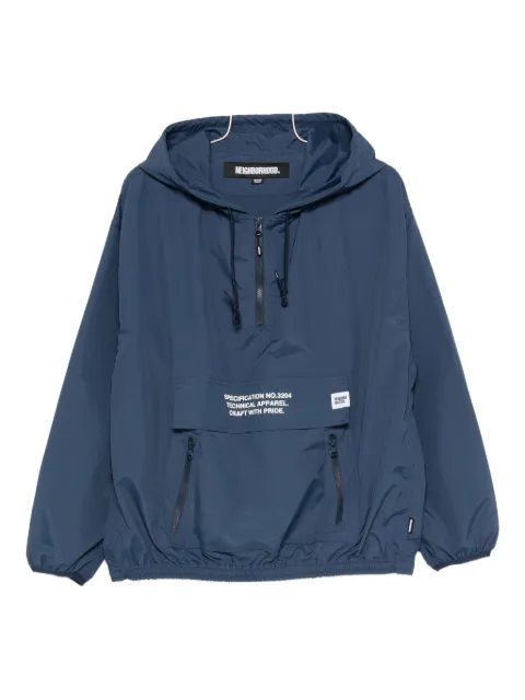 Neighborhood hooded anorak jacket
