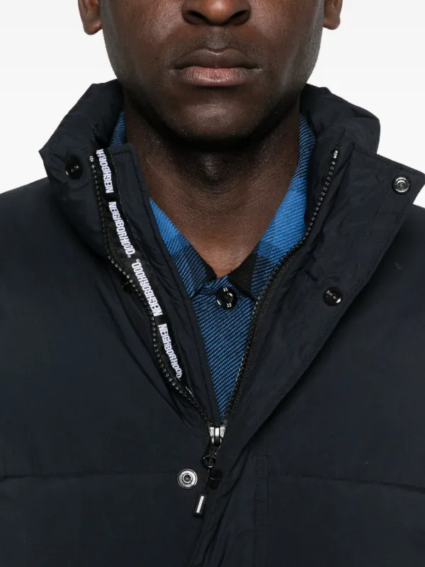 Neighborhood Classic Puffer Jacket | Black | FARFETCH SG