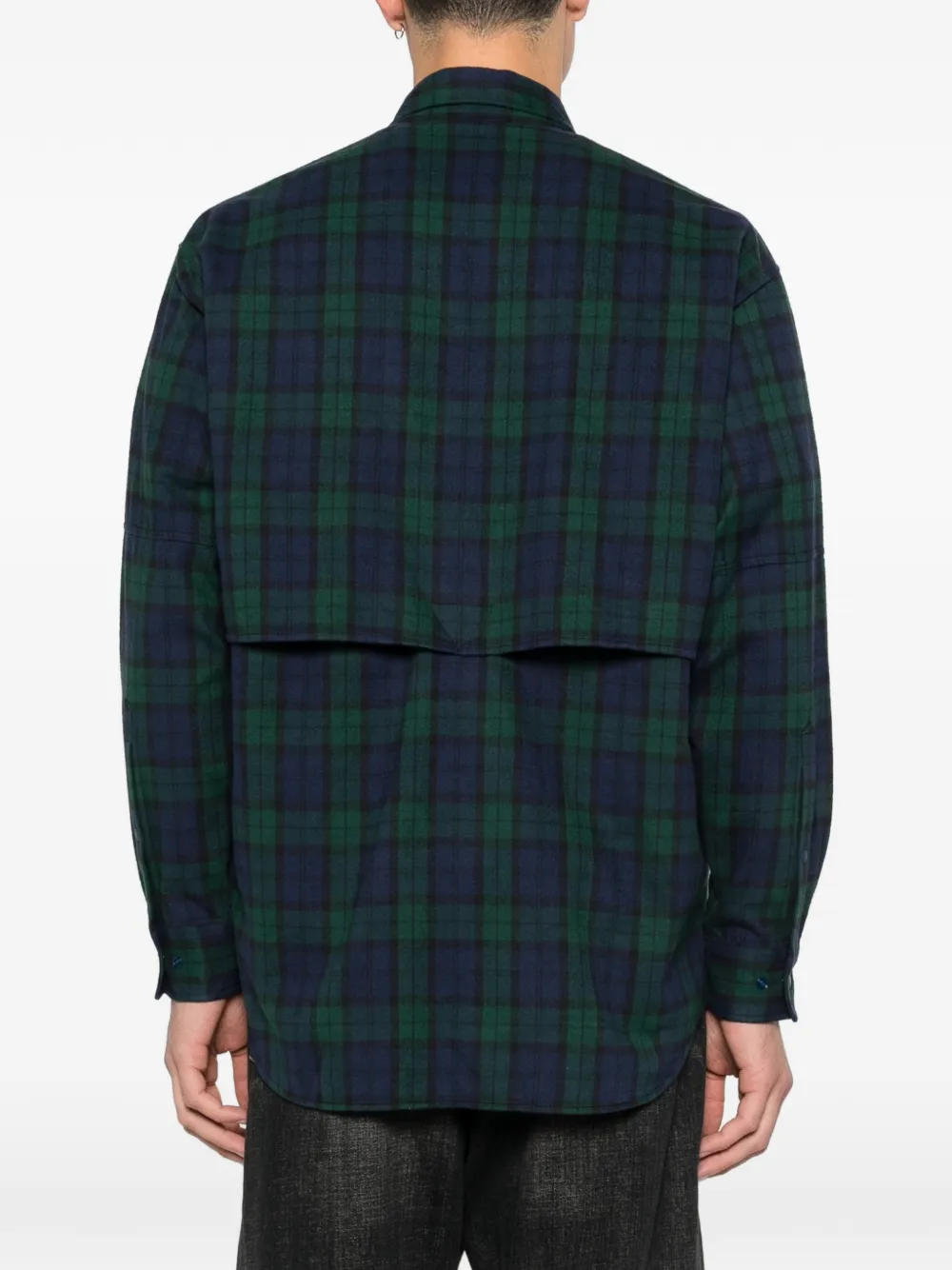 Neighborhood Overhemd met tartan ruit Blauw