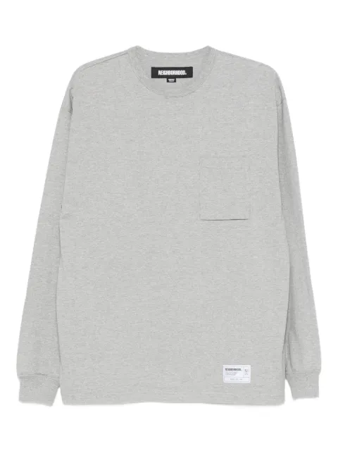 Neighborhood patch-pocket long-sleeve T-shirt