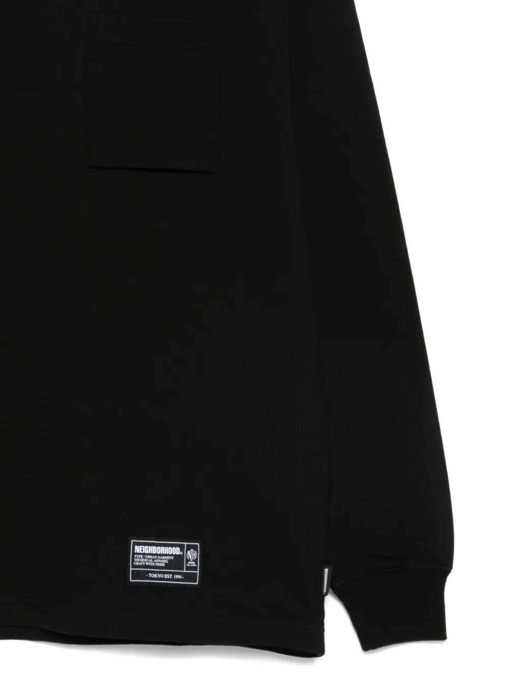 Neighborhood ロゴパッチ ロングTシャツ | ブラック | FARFETCH JP