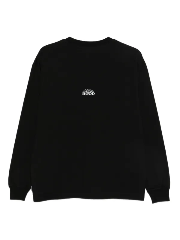 Neighborhood logo-patch Long Sleeve T-shirt | Black | FARFETCH ZA