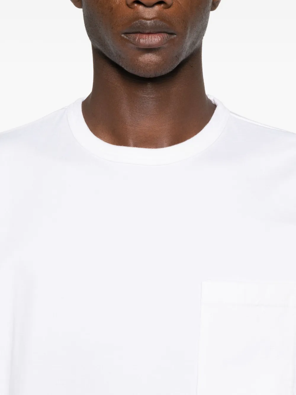 Neighborhood T-shirt met opgestikte zak Wit