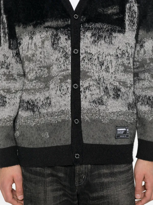 Neighborhood ジャカード カーディガン | グレー | FARFETCH JP