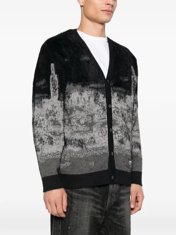 Neighborhood ジャカード カーディガン | グレー | FARFETCH JP