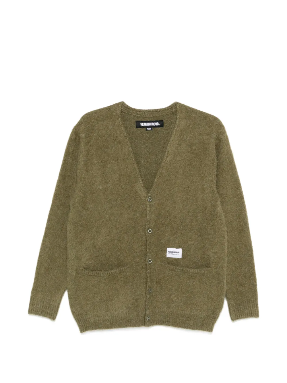 Neighborhood V-neck pocket cardigan - Verde