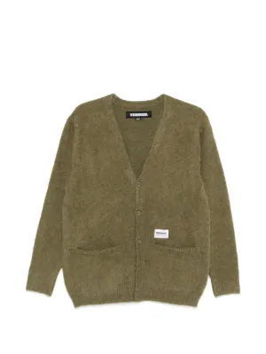 Undercover round-neck patch-pocket Cardigan | Red | FARFETCH NO