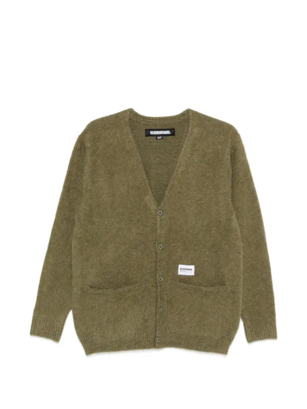 Neighborhood Vネック カーディガン | グリーン | FARFETCH JP