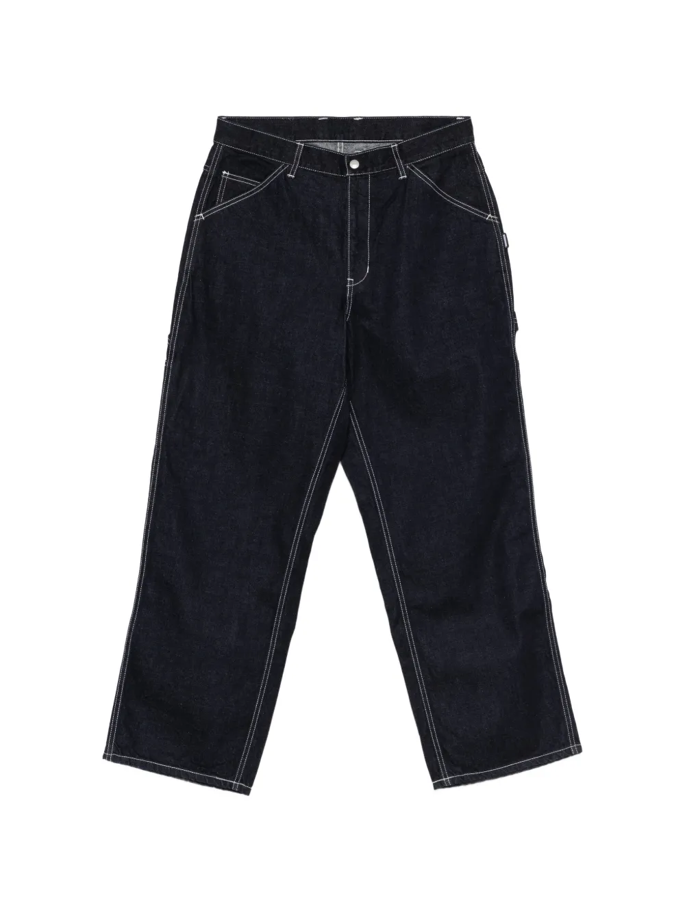Neighborhood contrast-stitch jeans - Blu