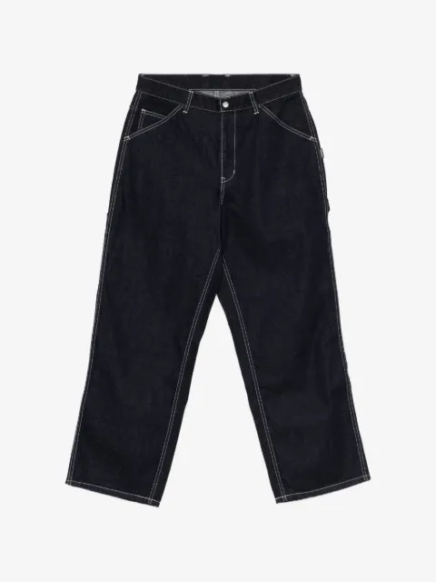 Neighborhood contrast-stitch jeans