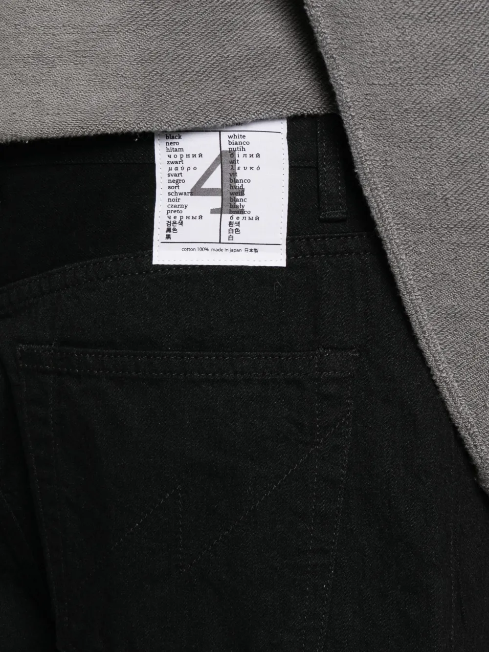 Neighborhood Tapered Jeans In Black