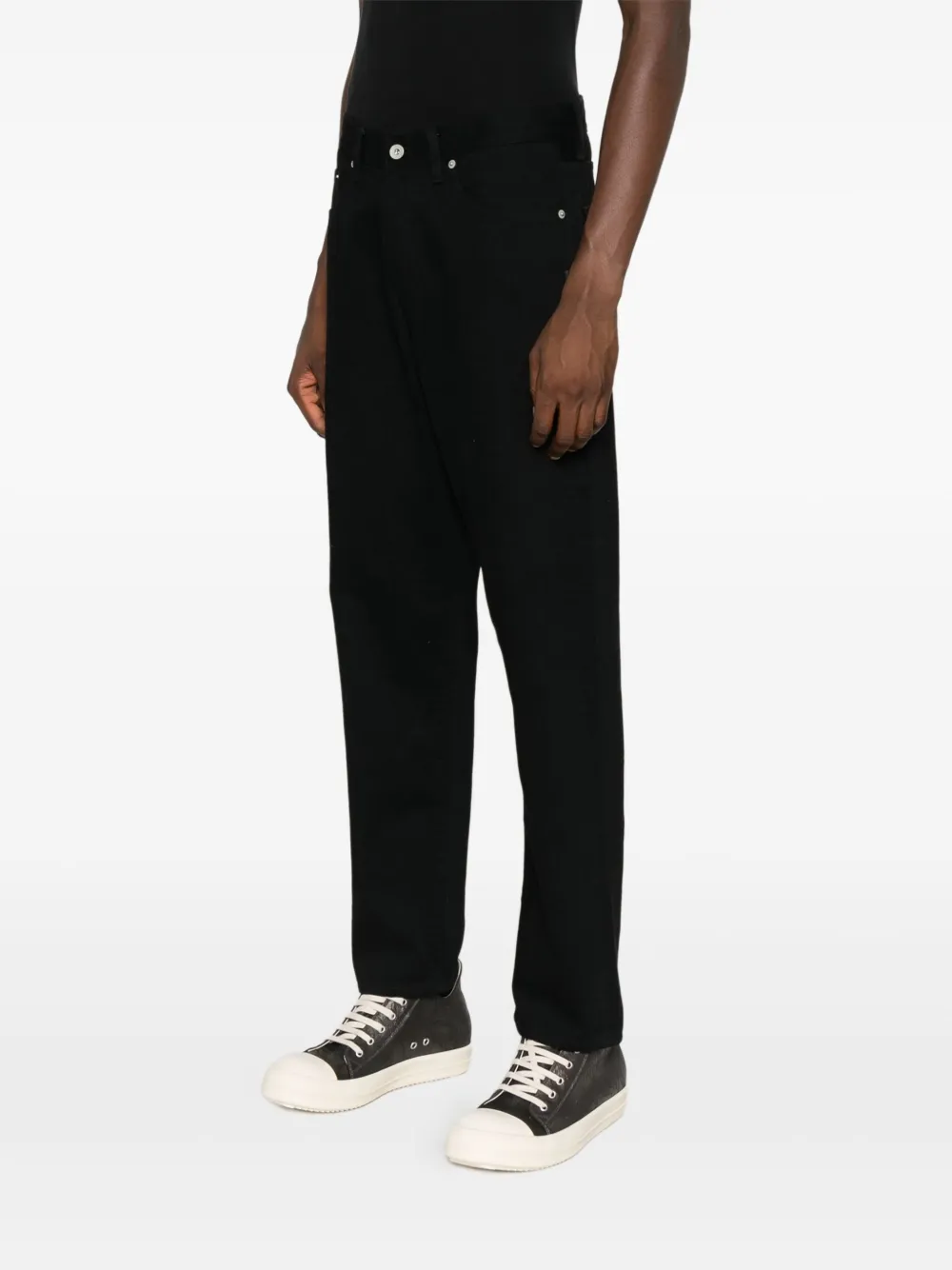 Neighborhood Jeans met toelopende pijpen Zwart