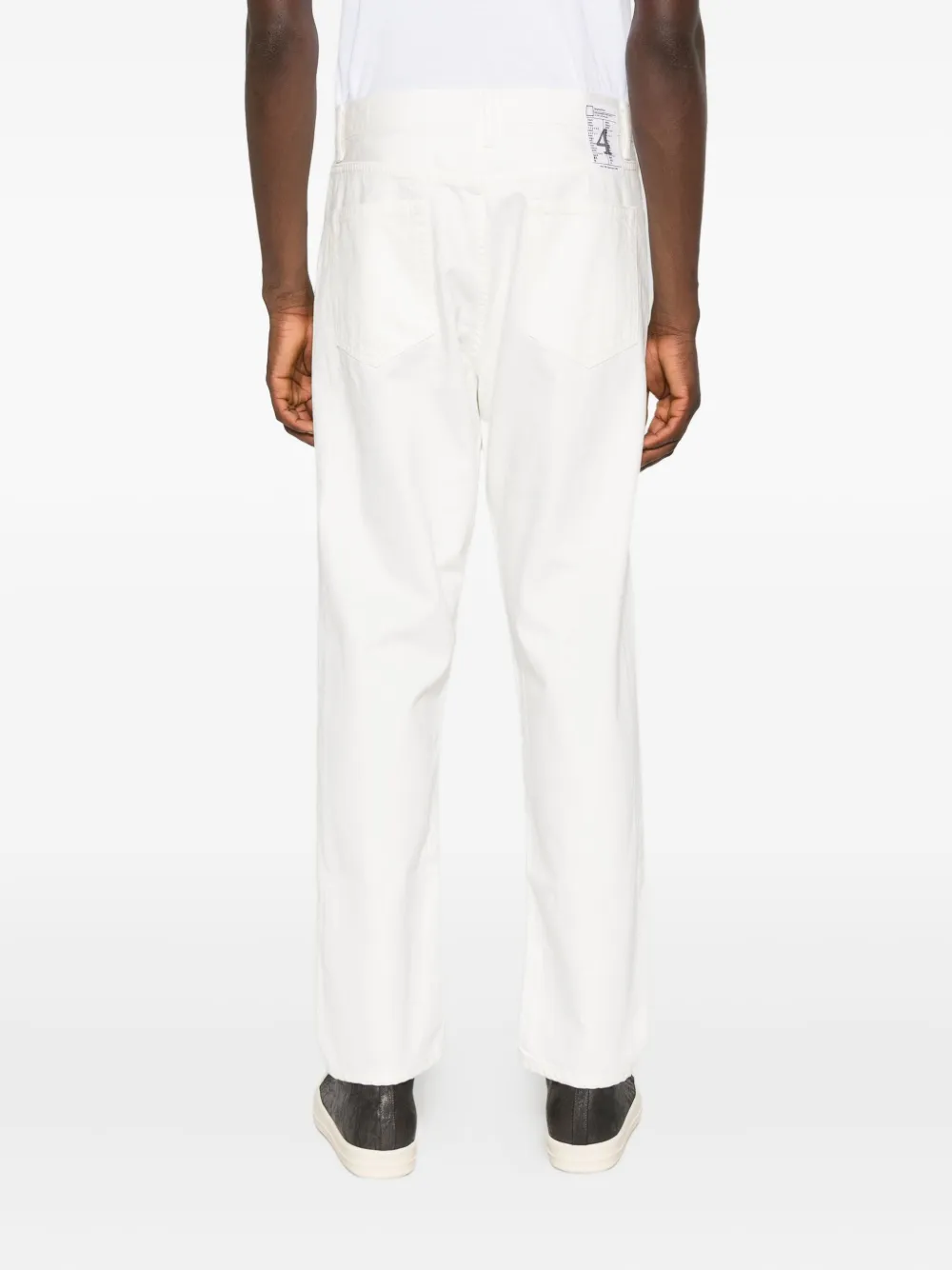 Neighborhood Jeans met toelopende pijpen Wit