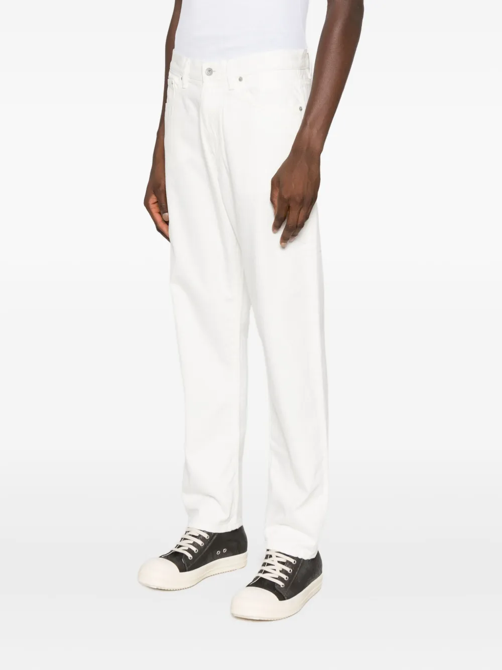 Neighborhood Jeans met toelopende pijpen Wit