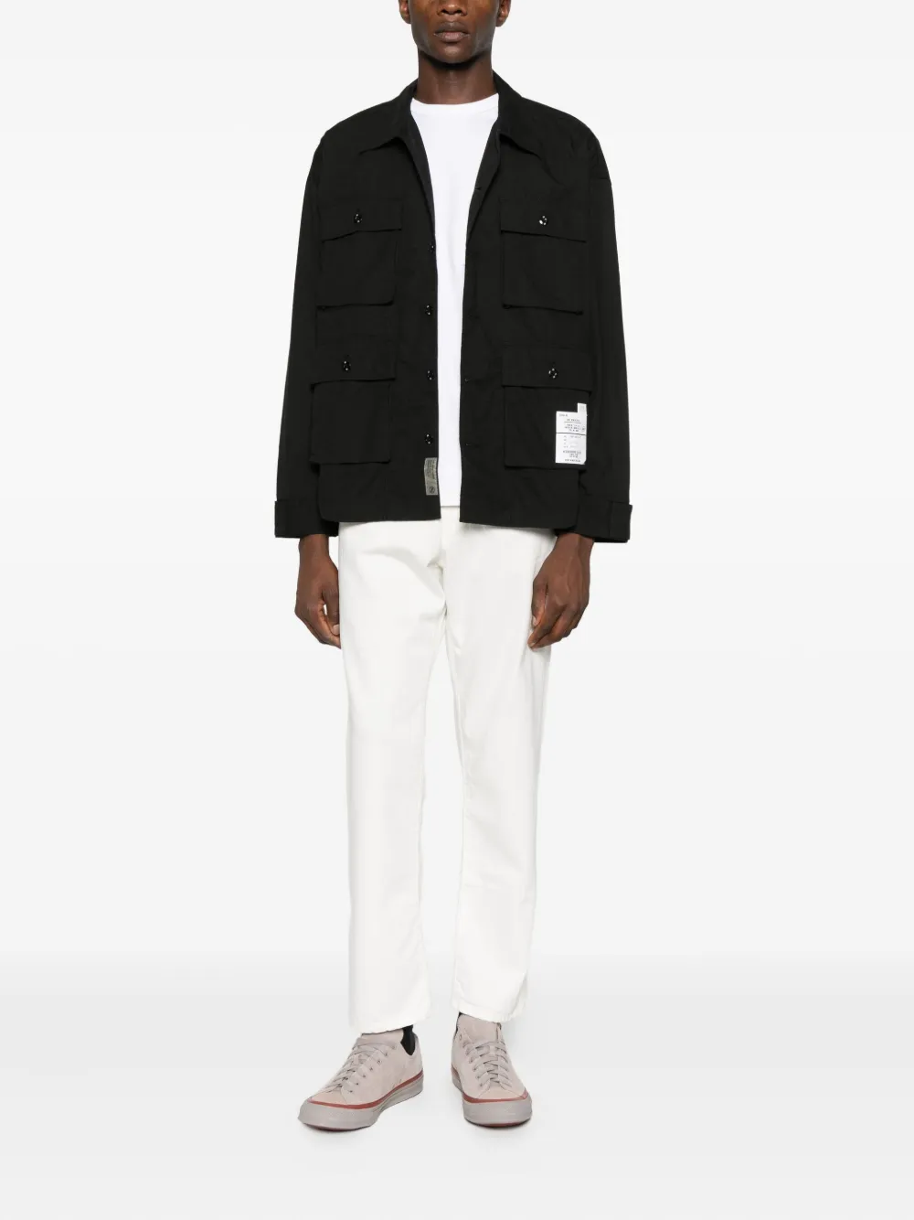 Neighborhood long-sleeve shirt - Zwart