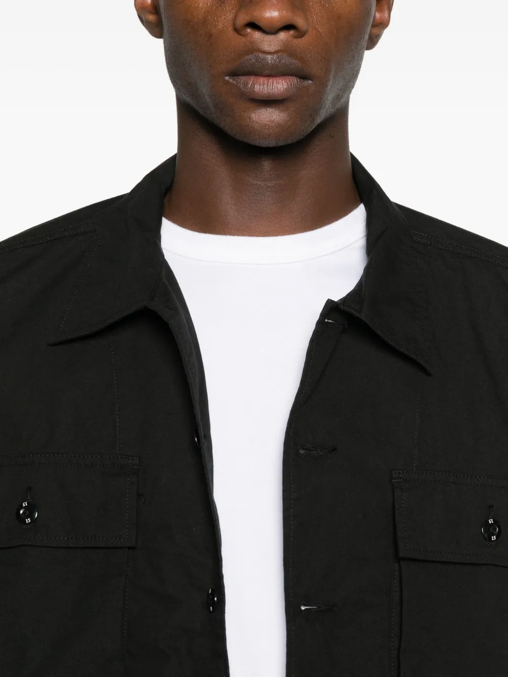 Neighborhood Overhemd met lange mouwen Zwart