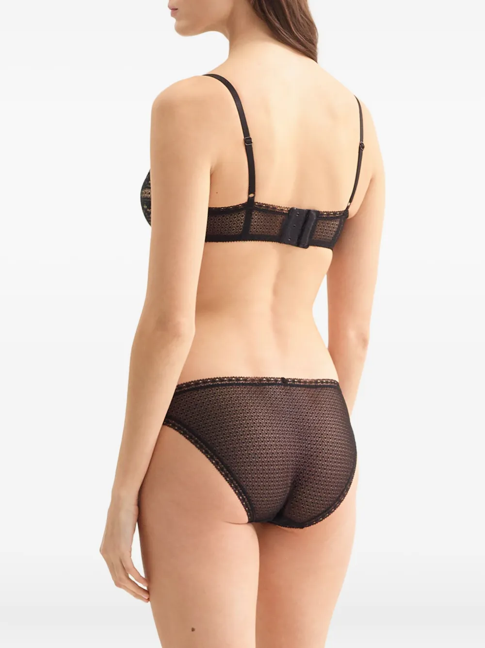 ERES Evidence kanten bh met halve cup Zwart