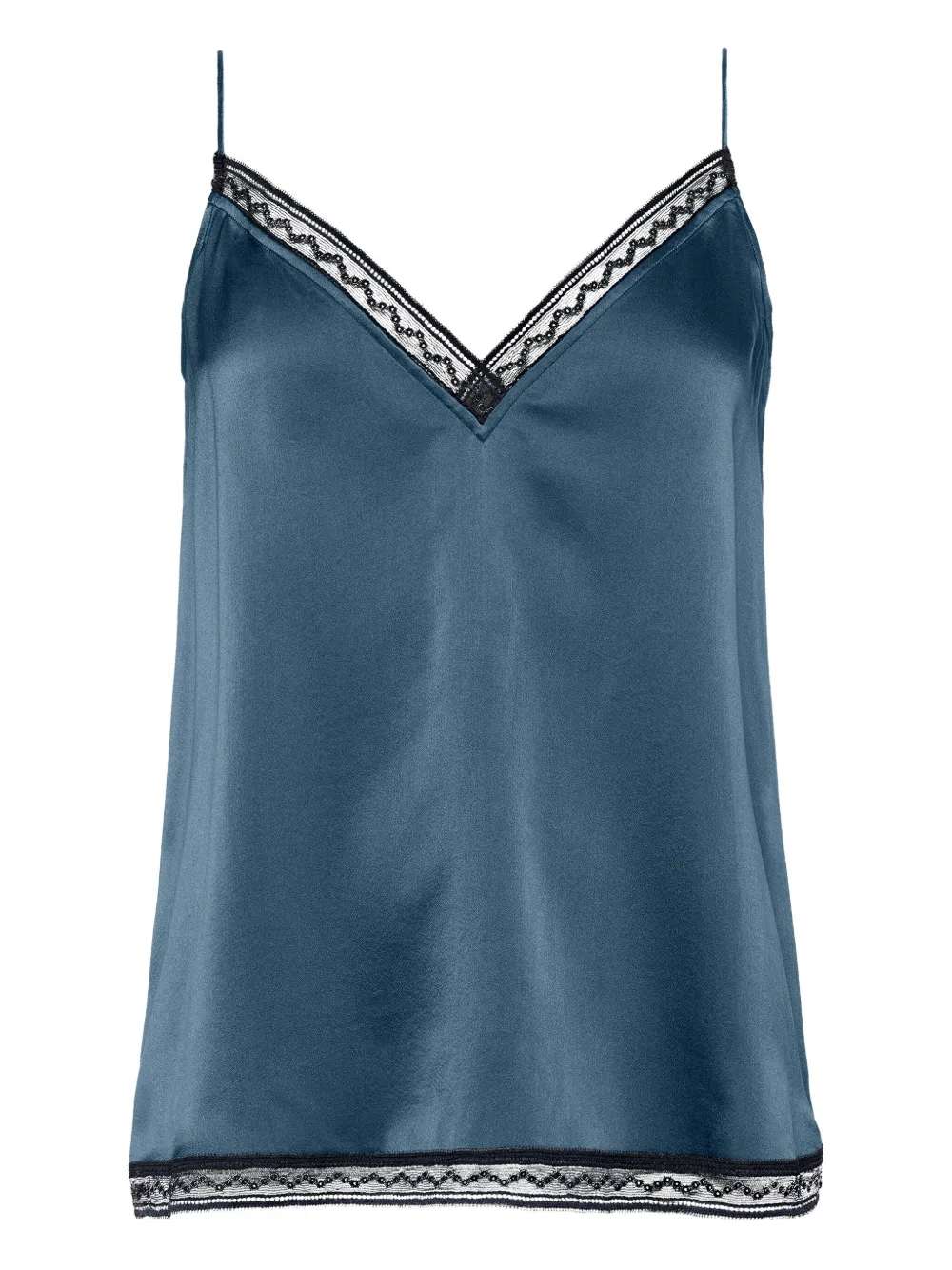 ERES Instant lace-trim silk camisole | Blue | Image 1