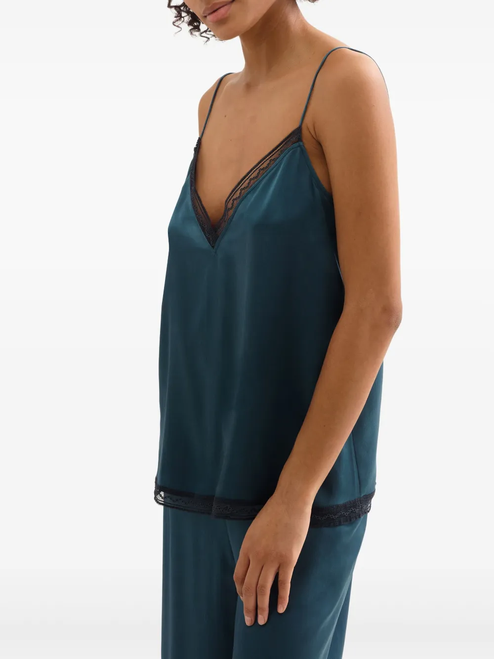 ERES Instant lace-trim silk camisole | Slips & Camisoles | Image 2