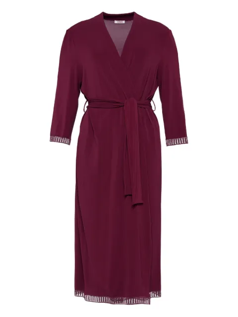 ERES bata Violette Graph con ribete de encaje