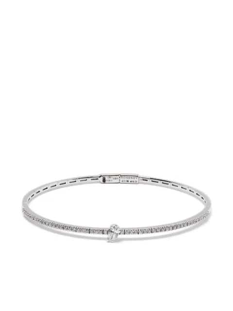 ROSEKEY 18K white gold diamond bracelet
