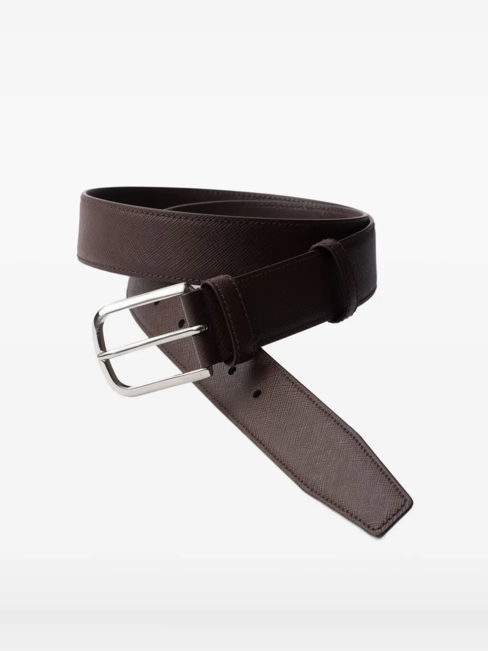 Prada Saffiano leather belt - Bruin