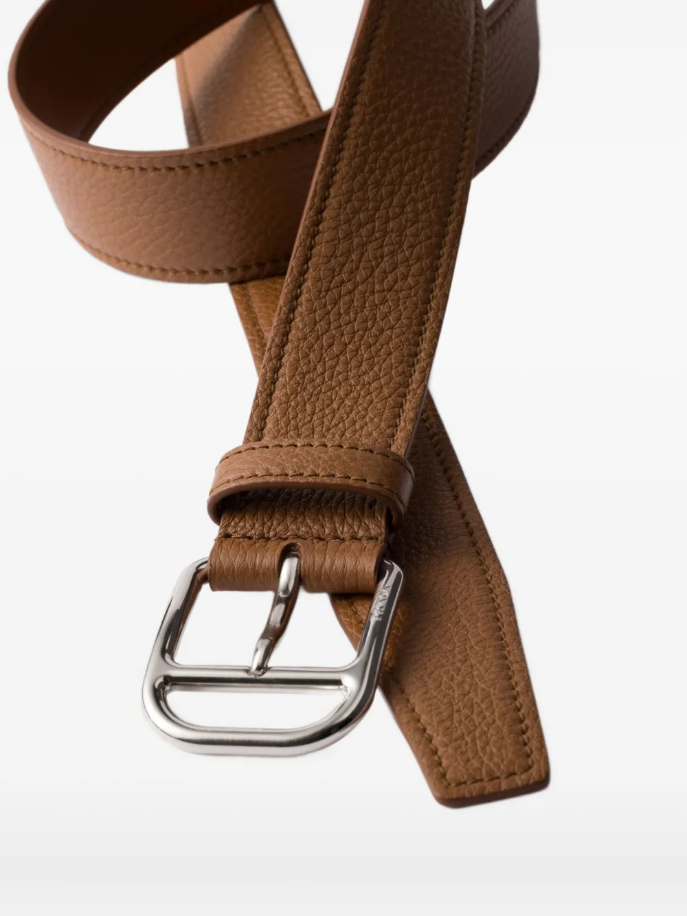 Prada leather belt - Bruin