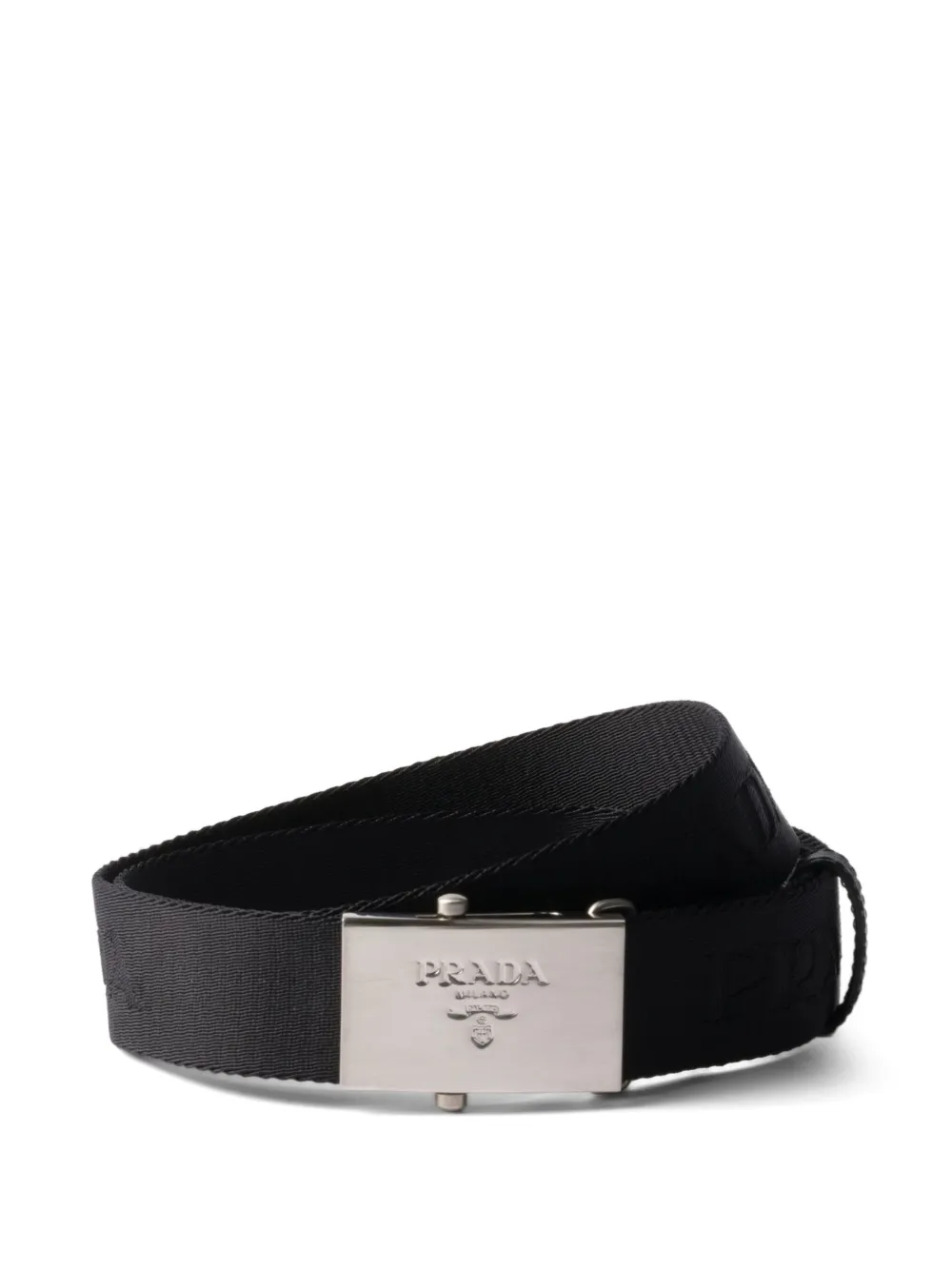 Prada logo-tape belt | Black | Image 1