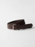 Prada reversible leather belt - Brown
