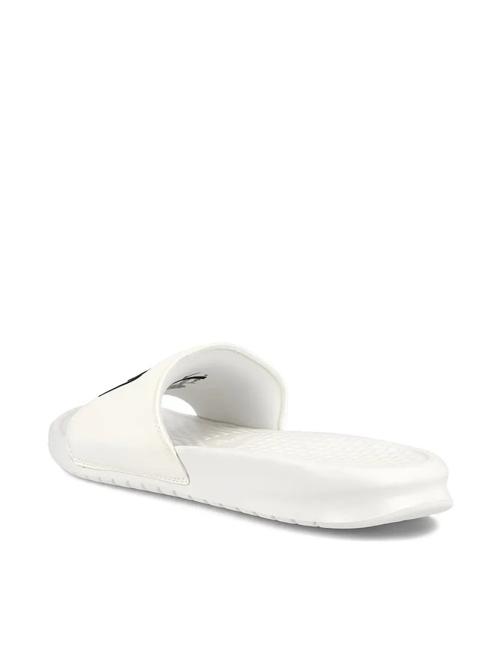 Nike Stussy logo slides White