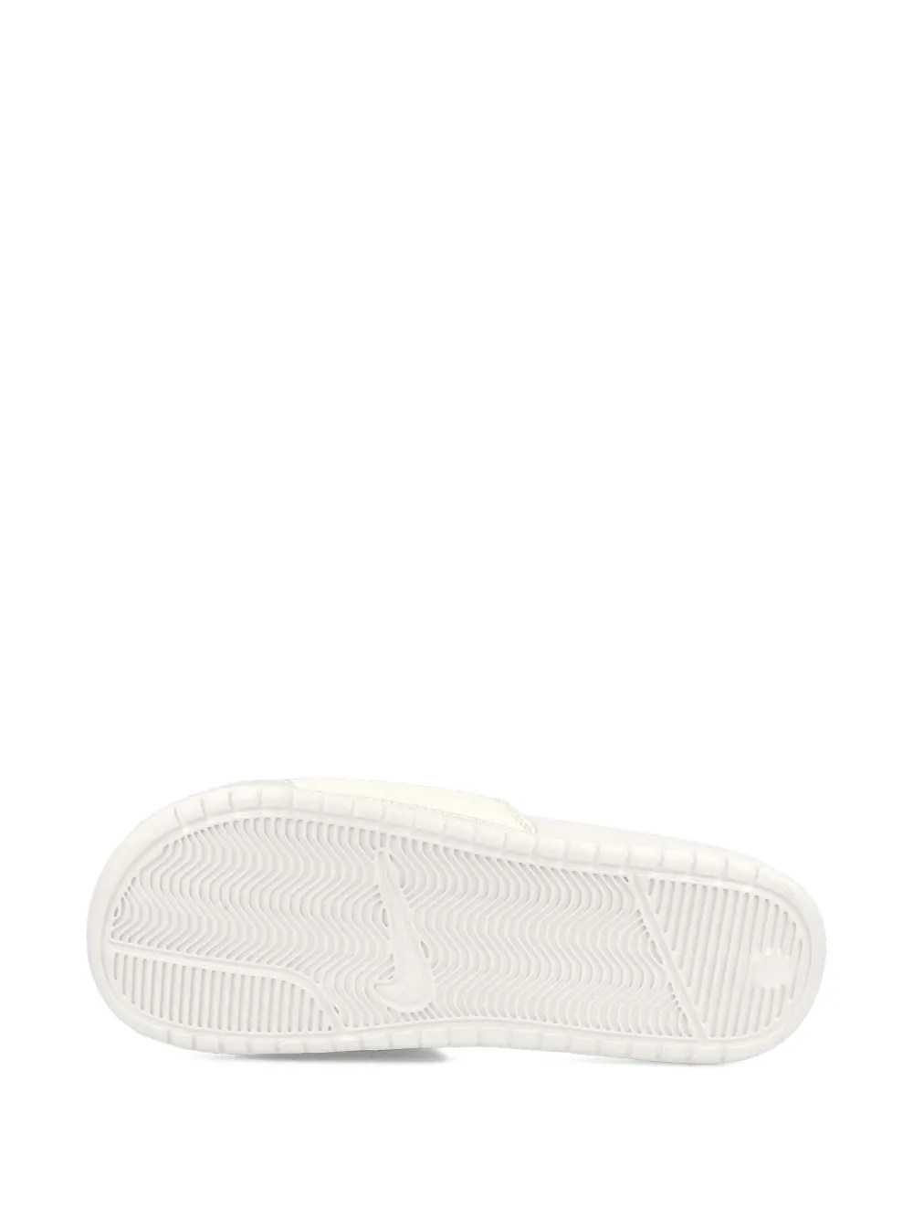 Nike Stussy logo slides White