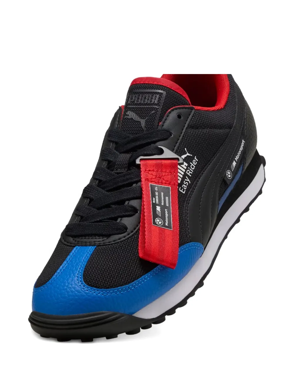 Puma X Bmw Motorsport Easy Rider "black/cool Cobalt" Sneakers In Black