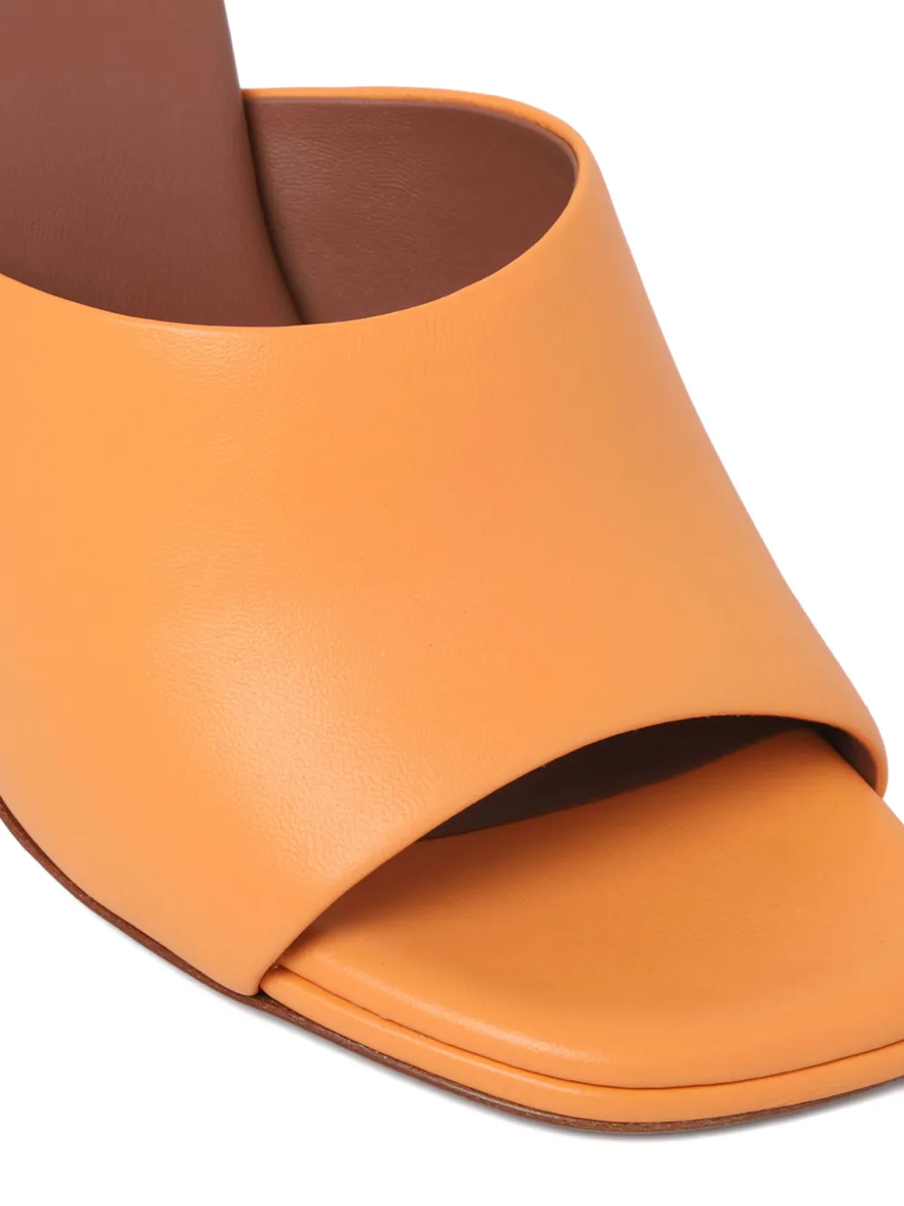 Paris Texas 100mm Ava mules Orange